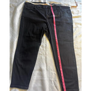 Jeans Lane Bryant Flex Magic Waistband 28W EUC High Rise Skinny Black Denim